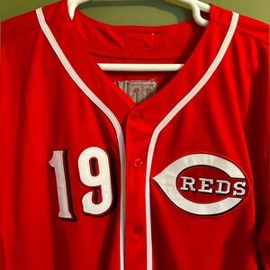 Majestic Red and White Men's Jersey